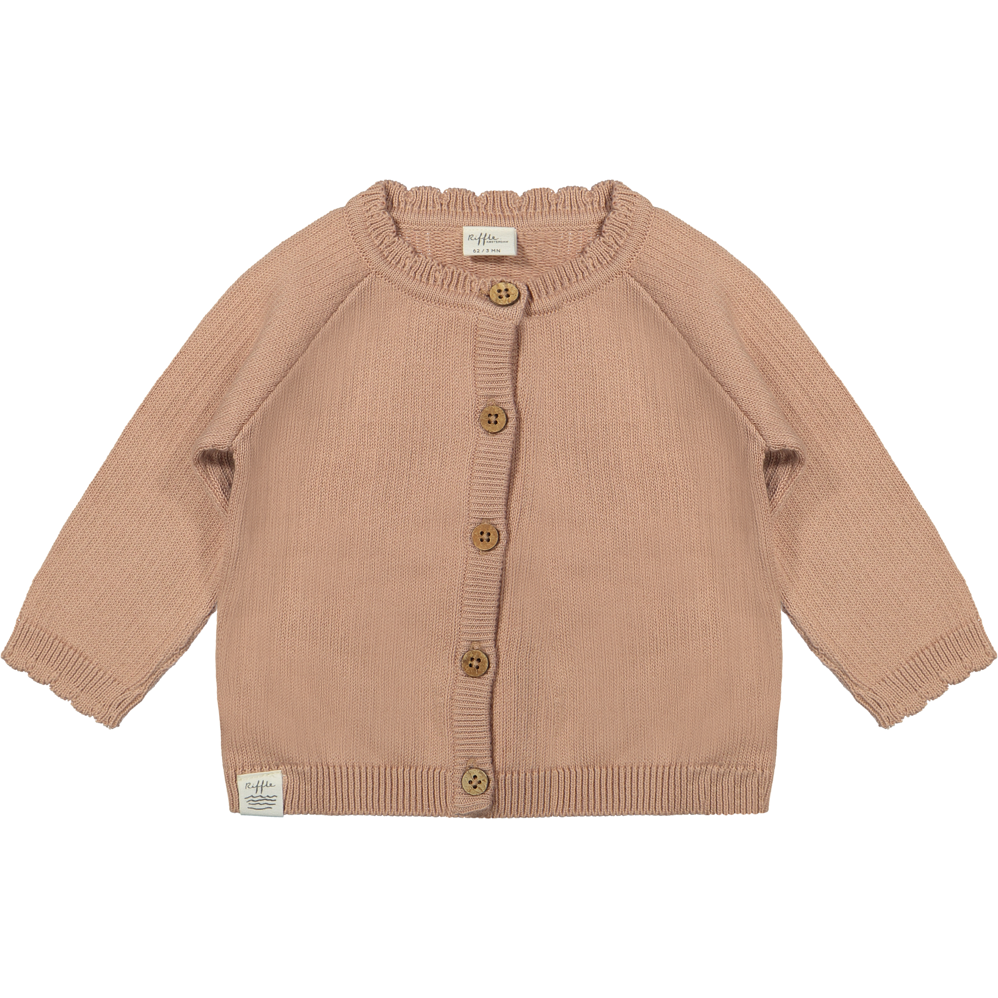 Vestje Nash - Knit pink/roze - Biologisch katoen - Riffle Amsterdam product