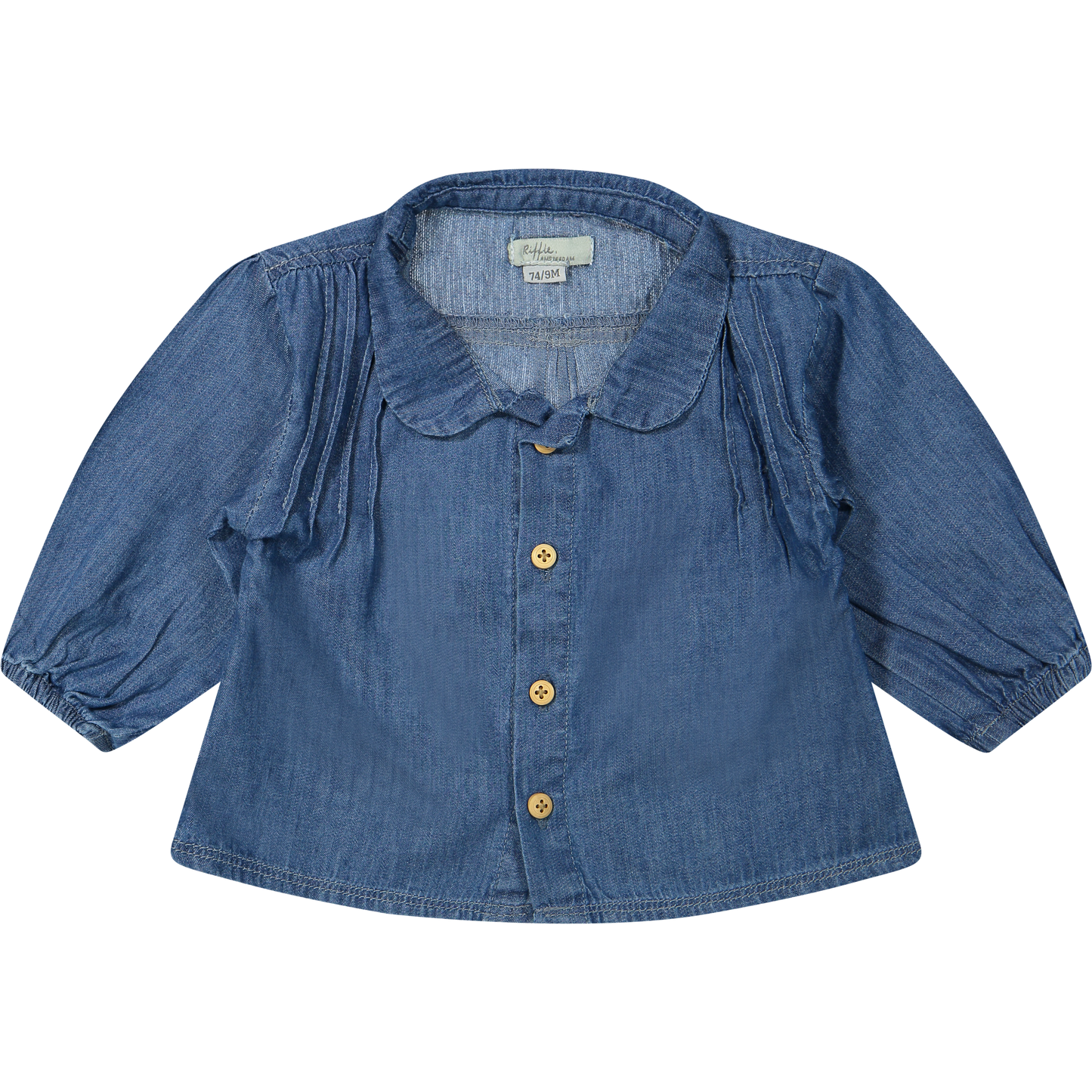 Blouse Carlo - Denim - Katoen - Riffle Amsterdam product