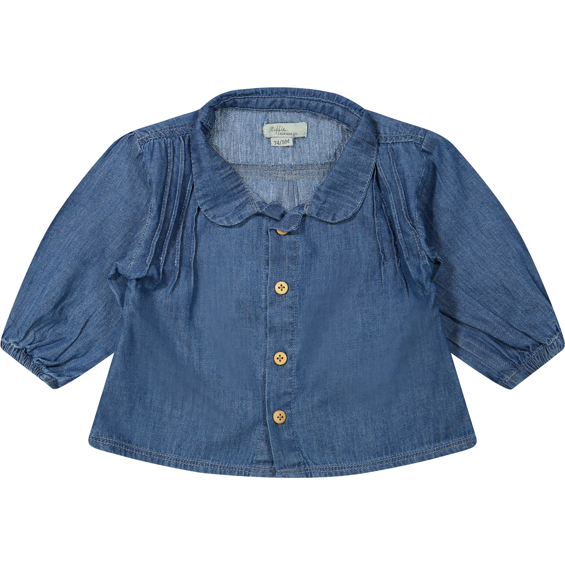 Blouse Carlo - Denim - Katoen - Riffle Amsterdam product