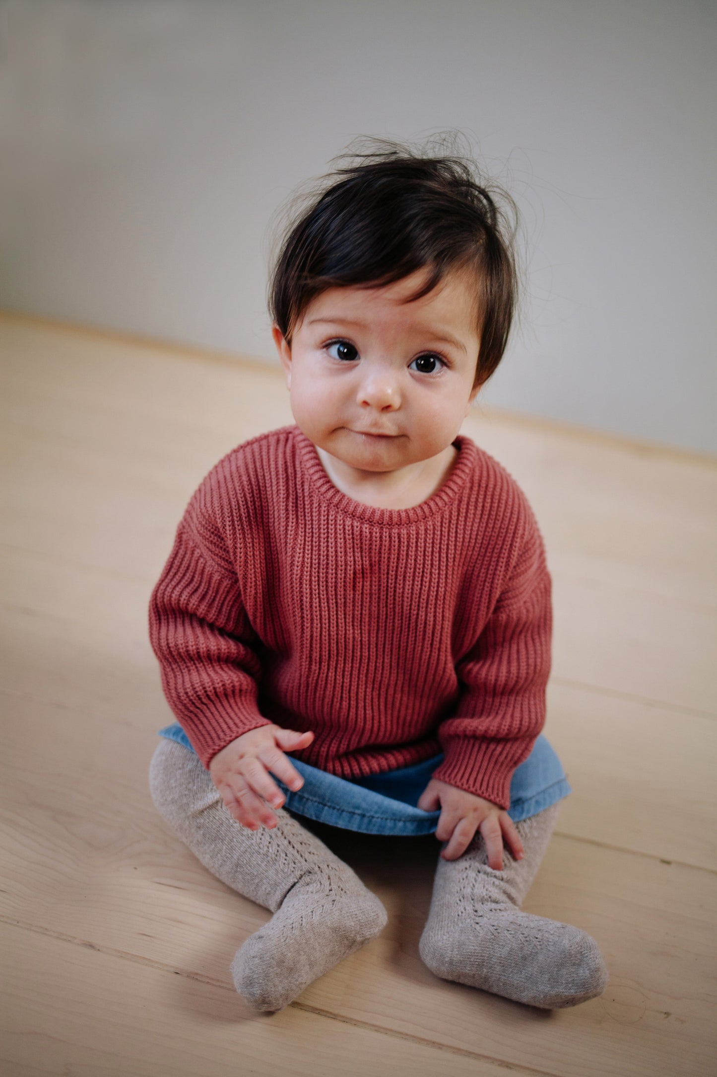 Spijker rokje Ronja - Denim - Katoen - Riffle Amsterdam baby