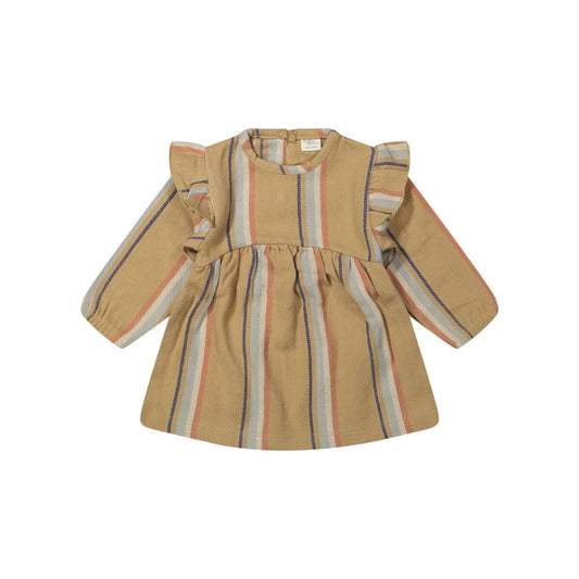Jurkje Anemone - Biologisch katoen - Woven stripe - Riffle Amsterdam voor