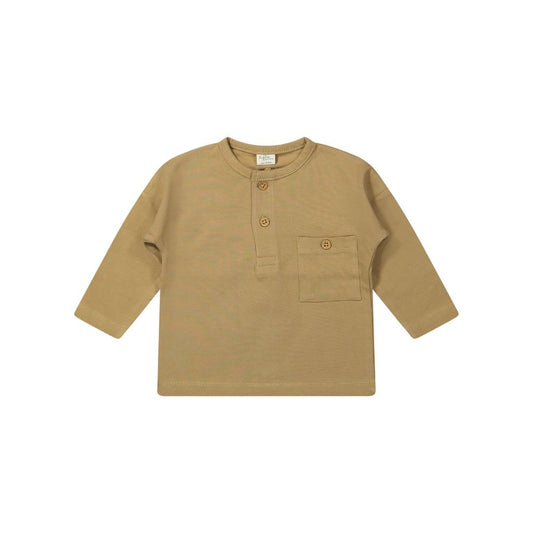 Top lange mouw Moon - Biologisch katoen - Jersey brown/bruin - Riffle Amsterdam