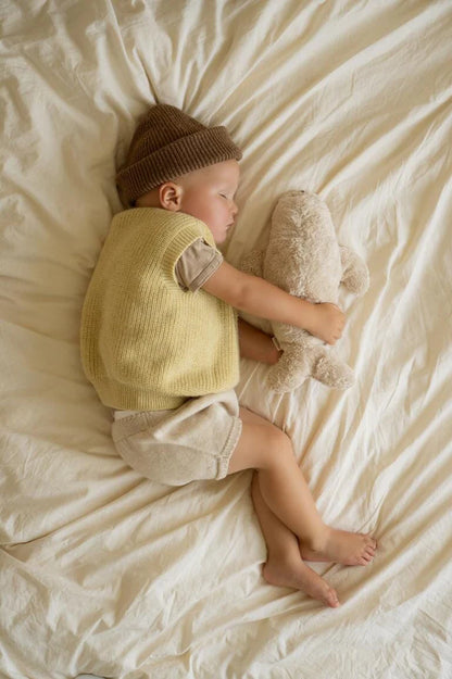 Knuffel met geluid - Sensory Humming Seal 2.0 - Sand - Moonie