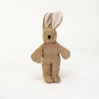 Baby knuffel - Konijn klein - Biologisch katoen/Wol - Beige - Senger Naturwelt