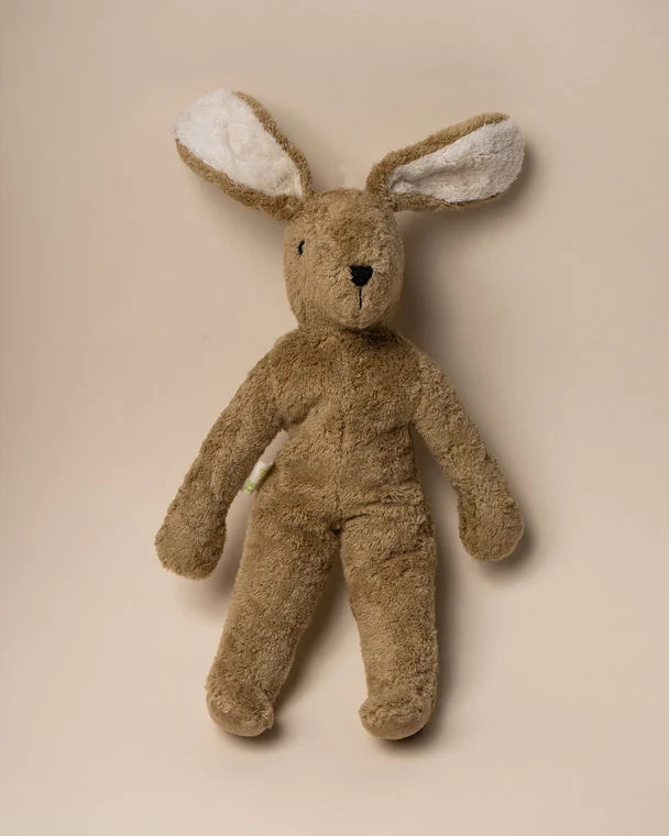 Floppy animal knuffel Large - Konijn - Biologisch katoen/wol - Beige - Senger Naturwelt