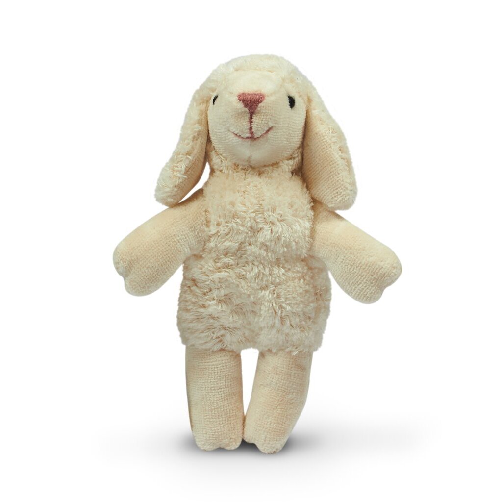 Baby stuffed animal sheep - organic cotton and sheep's wool - Senger Naturwelt product