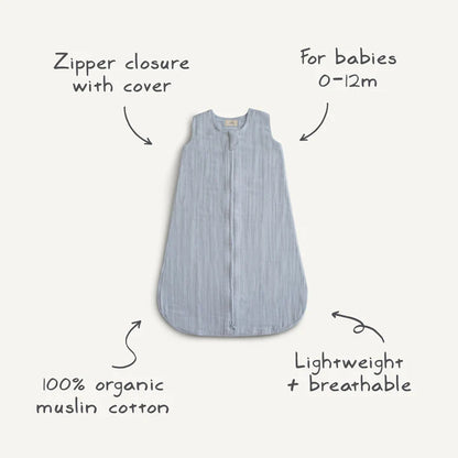 Mushie - Organic cotton sleeping bag - Slaapzak - Tradewinds