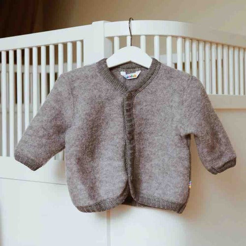 Cardigan - Merino wol fleece - 100% wol - Jasje/Vestje - Joha - productfoto - afbeelding 6