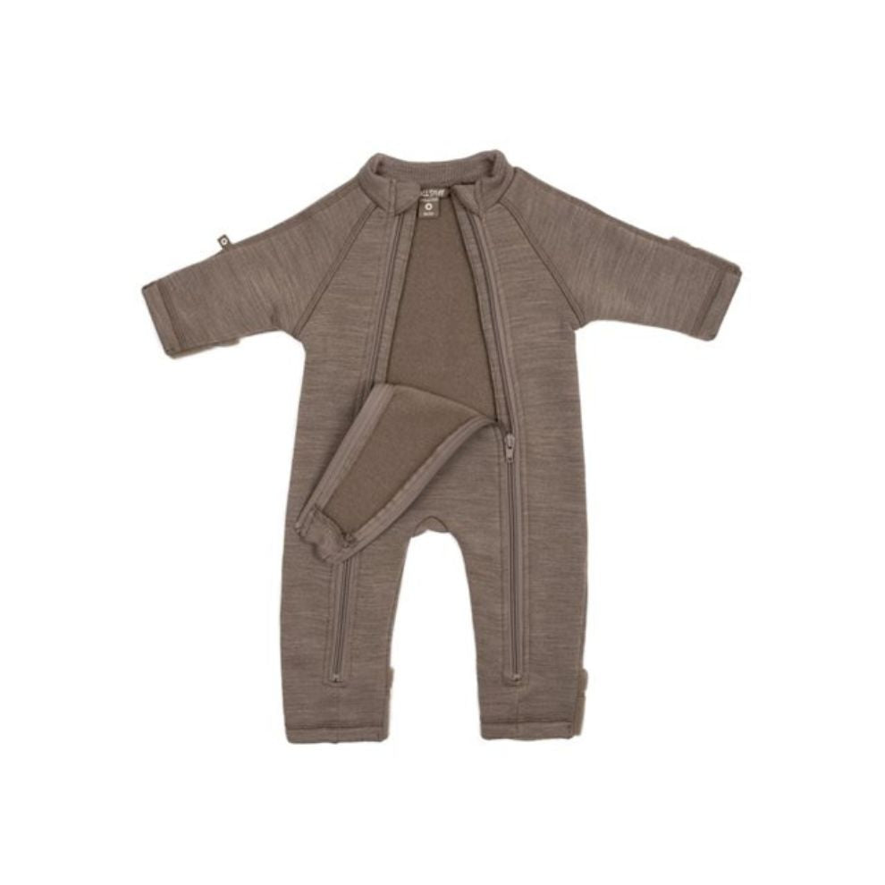 Buitenpak - Merino wol - Nature/bruin - Smallstuff open