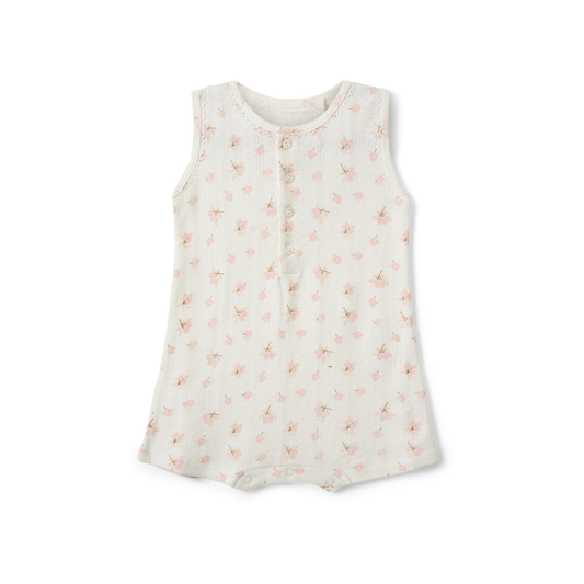 Jumpsuit Tine - Katoen - Bloemtjes/roze - Sofie Schnoor voor