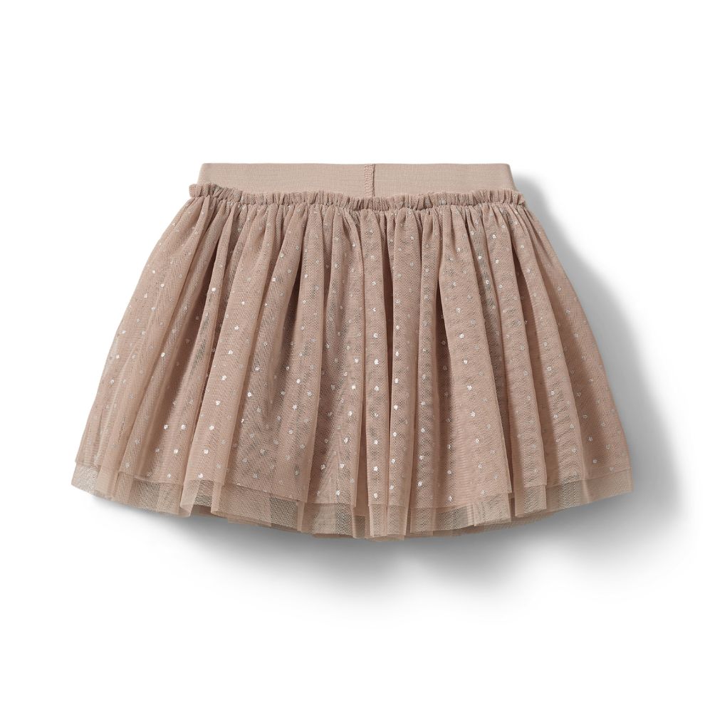 Tulle rok Siggy - Polyester - Oud roze - Sofie Schnoor achterkant