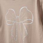 Top korte mouw Asita - Modal katoen - Oud roze - Sofie Schnoor close up