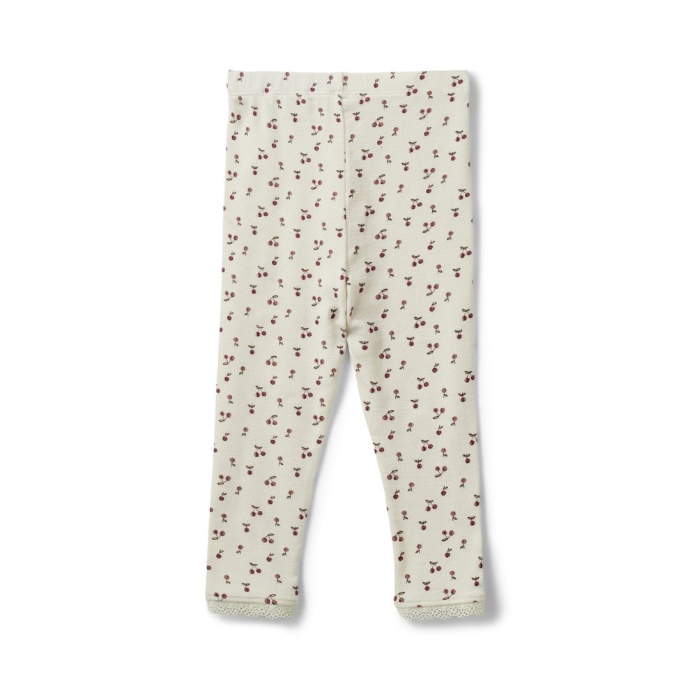 Legging Naline - Modal katoen - Kersen - Sofie Schnoor voorkant