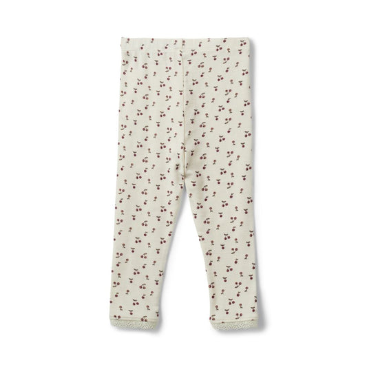 Legging Naline - Modal katoen - Kersen - Sofie Schnoor voorkant