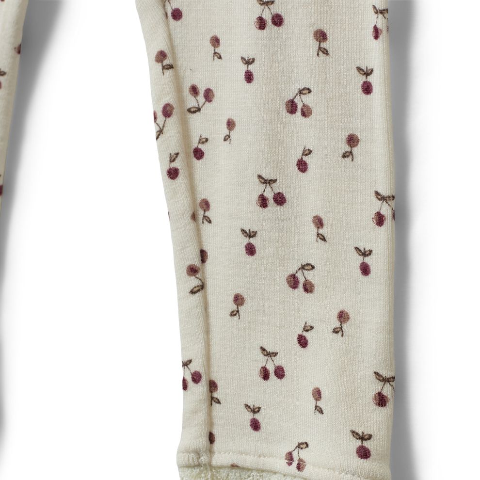 Legging Naline - Modal katoen - Kersen - Sofie Schnoor close up