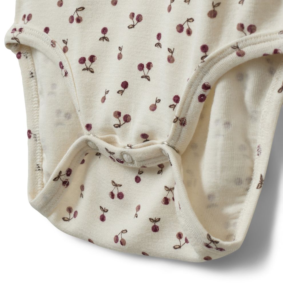 Romper Dicte - Modal - Kersen - Sofie Schnoor close up