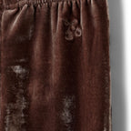Suede broek Carlina - Polyester - Soft brown/bruin - Sofie Schnoor close up