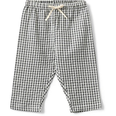 Sofie Schnoor - Pallesb Trousers - Broekje - Grey Check - 100% katoen - productfoto