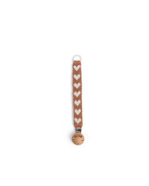 Speenkoord Hearts – 100% gebreid katoen - SmallStuff