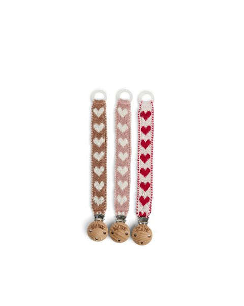 Speenkoord Hearts – 100% gebreid katoen - SmallStuff