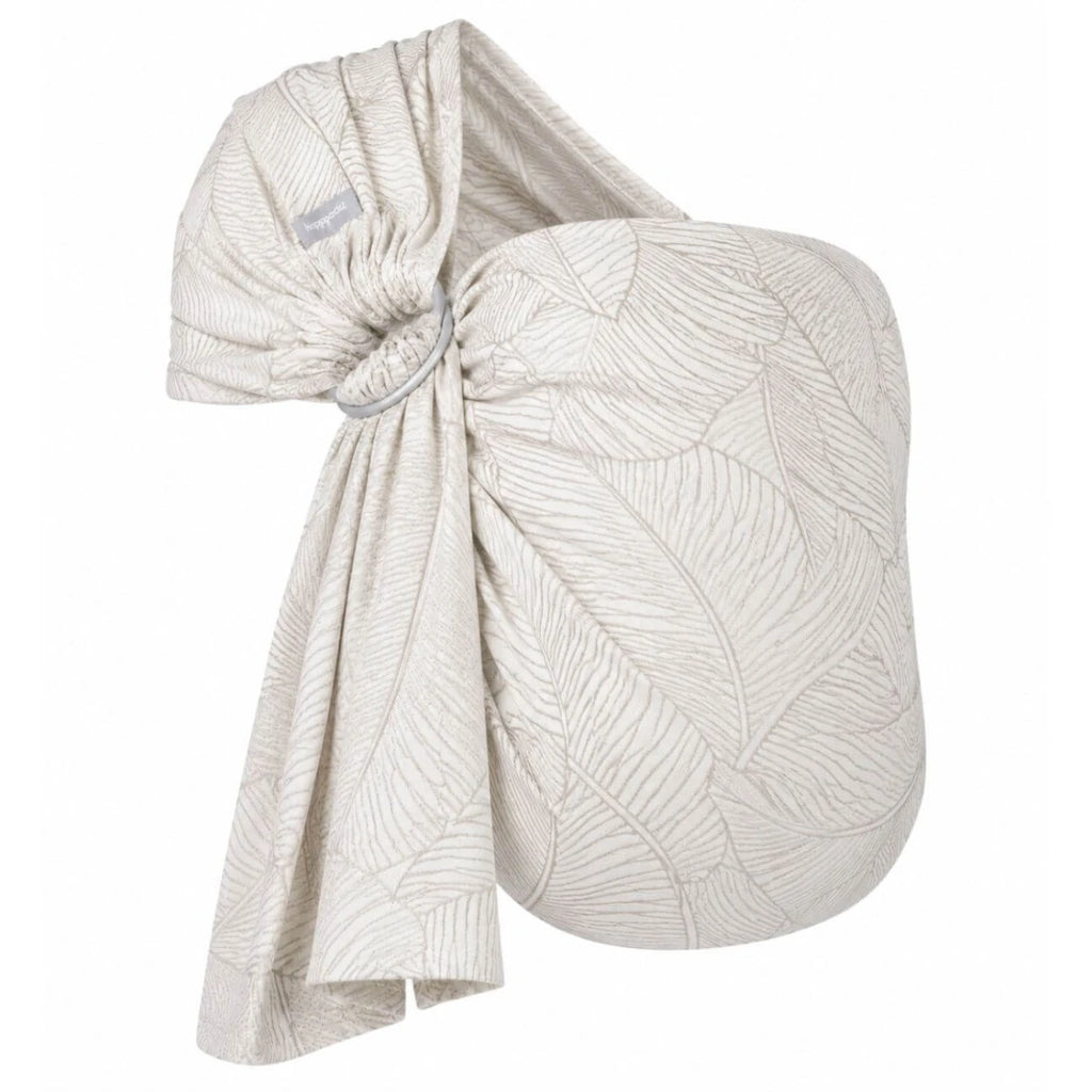 Ring-Sling – Grenada Natural Linen – Ergonomic Ring Sling Baby Wrap – Cotton and Linen – Hoppediz