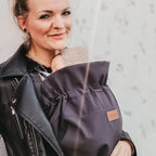 Softshell Cover – Couverture de portage déperlante et coupe-vent pour porte-bébé et écharpe – Hoppediz