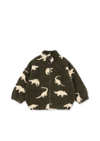 Jody Teddy Jacket GRS - Green/Dino - Konges Sløjd - productfoto