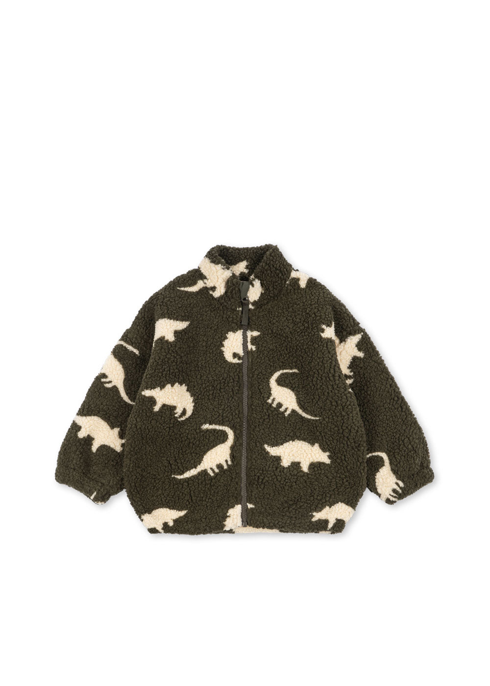 Jody Teddy Jacket GRS - Green/Dino - Konges Sløjd - productfoto