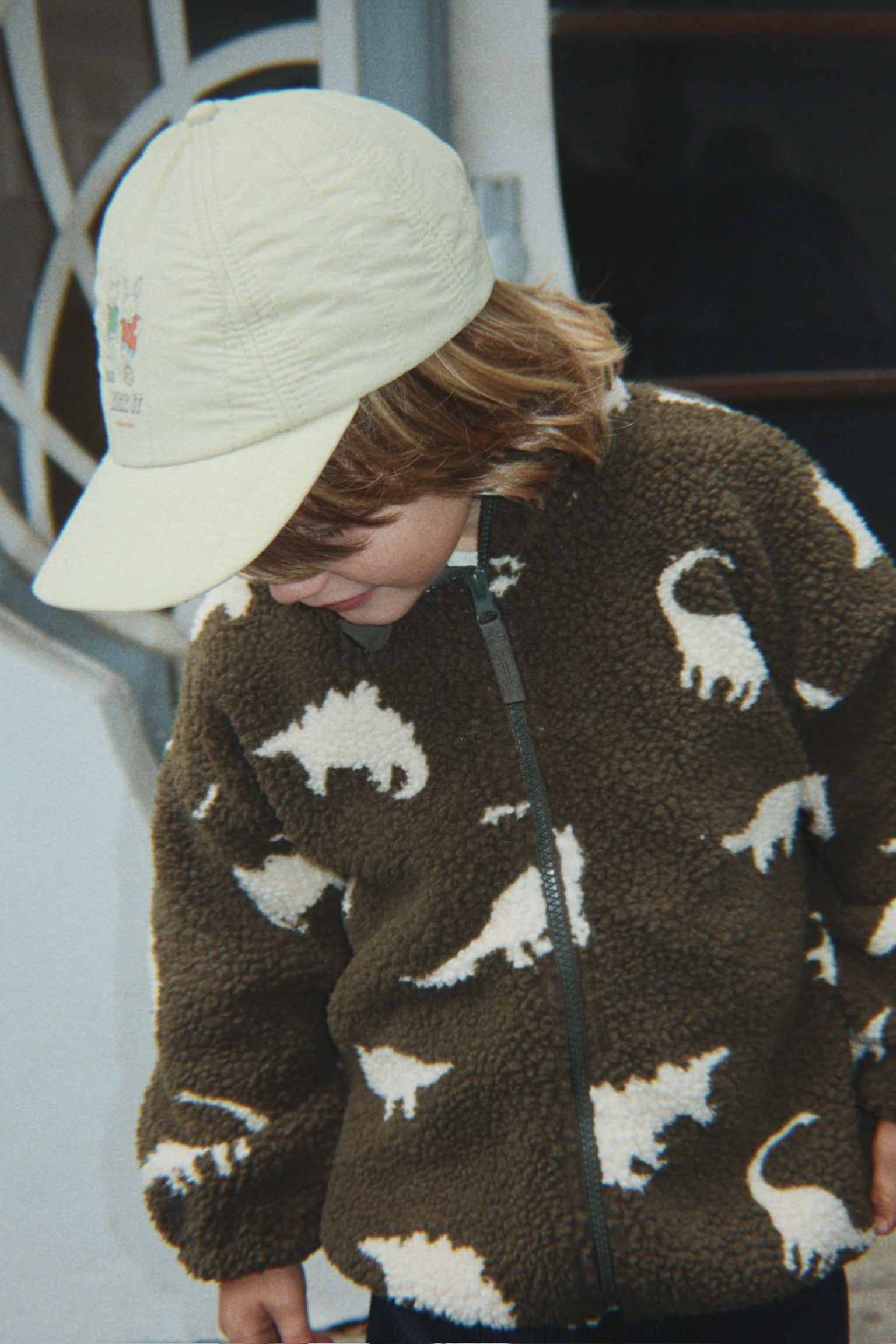 Jody Teddy Jacket GRS - Green/Dino - Konges Sløjd - productfoto - afbeelding 2