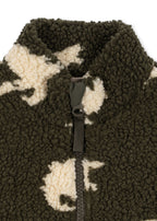 Jody Teddy Jacket GRS - Green/Dino - Konges Sløjd - productfoto - afbeelding 3