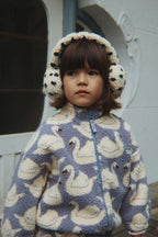 Teddy fleece jas Jody - Swan - Gerecycled polyester - Konges Sløjd - productfoto