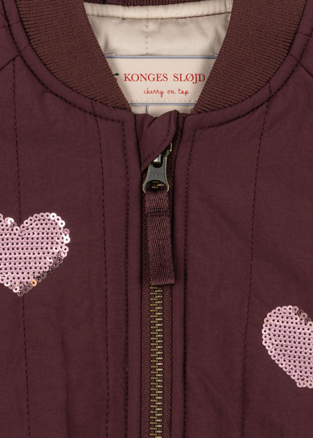 Thermo bomberjas Juno Sequin - Decadent Chocolate - Konges Sløjd - productfoto - afbeelding 7