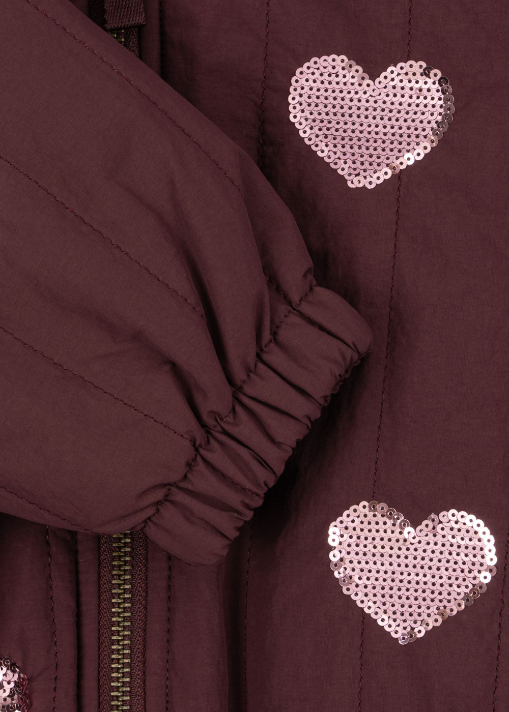 Thermo bomberjas Juno Sequin - Decadent Chocolate - Konges Sløjd - productfoto - afbeelding 4