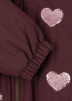 Thermo bomberjas Juno Sequin - Decadent Chocolate - Konges Sløjd - productfoto - afbeelding 4