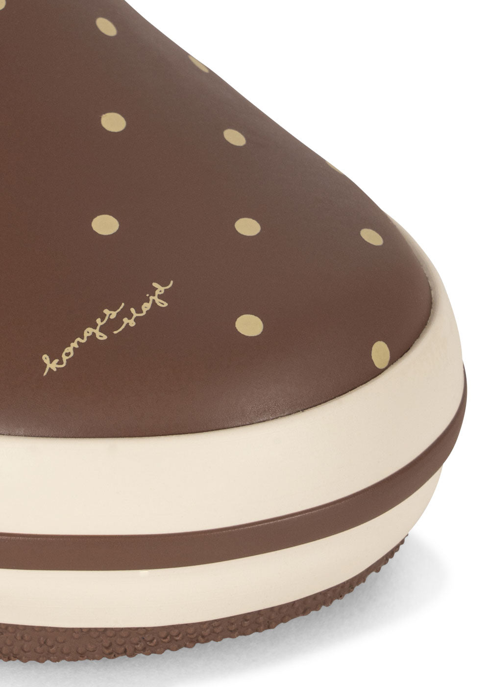 Regenlaarzen Roi - Cherry Dot Marrone - Rubber - Konges Sløjd - productfoto - afbeelding 3