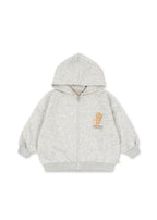 Sweatervest Lou met tijgerprint - Grey Melange - Konges Sløjd - productfoto - afbeelding 5