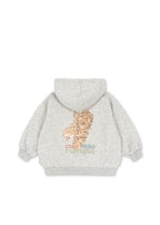 Sweatervest Lou met tijgerprint - Grey Melange - Konges Sløjd - voorkant - afbeelding 2