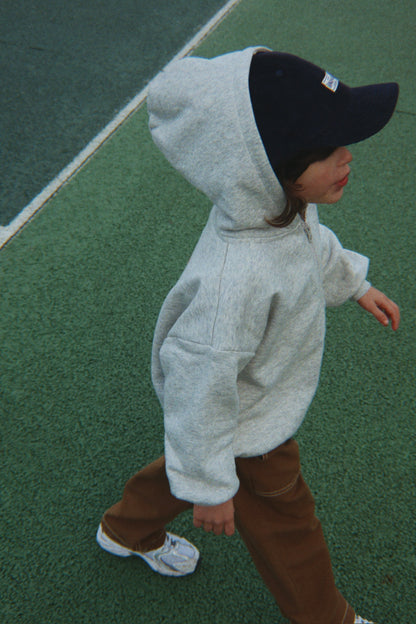 Sweatervest Lou mit Tigerprint – Grey Melange – Konges Sløjd