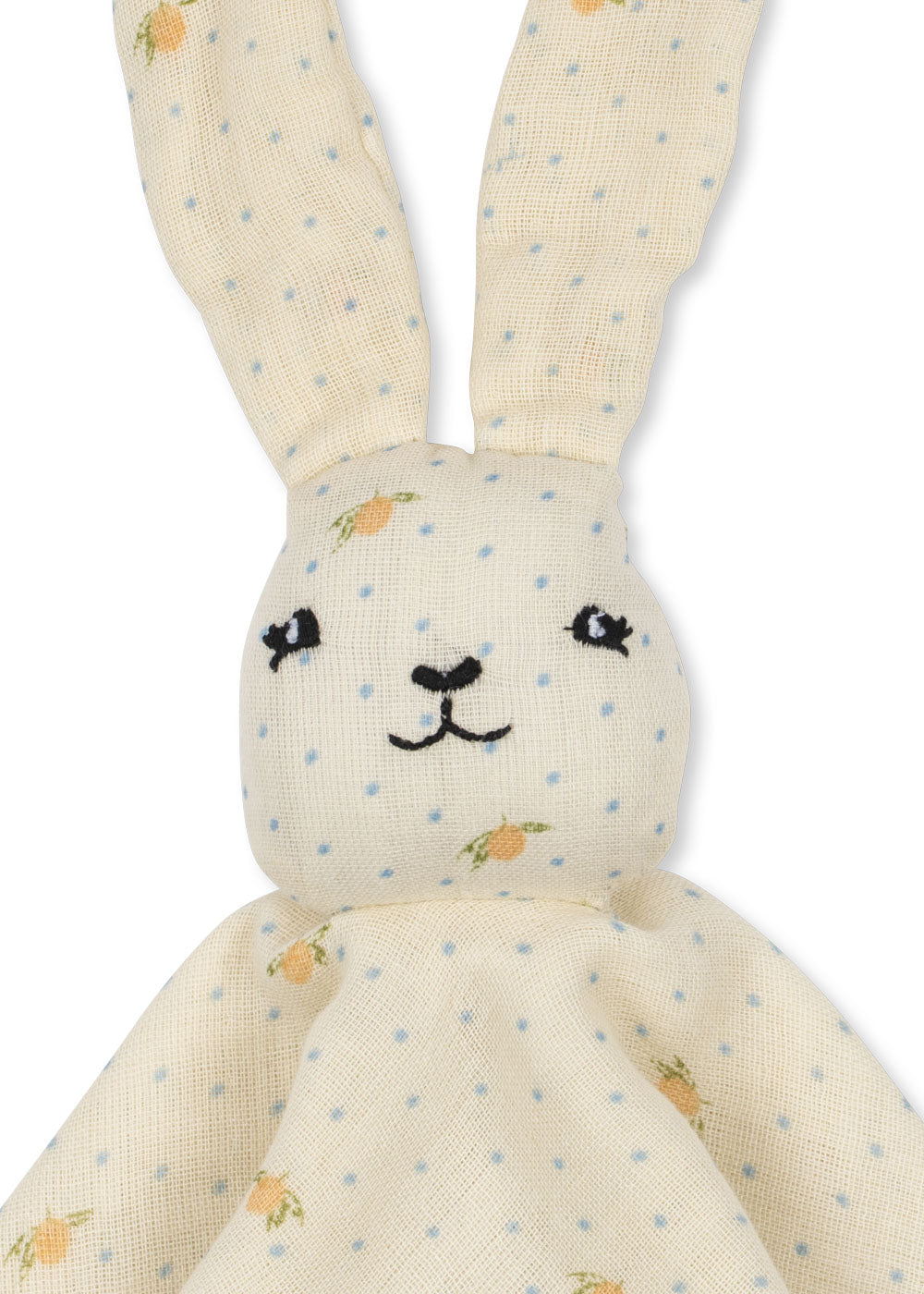 Knuffeldoekje Sleepy Rabbit - Cucciolo, Cherry Dot & Lemon Dot - Konges Sløjd - productfoto - afbeelding 2