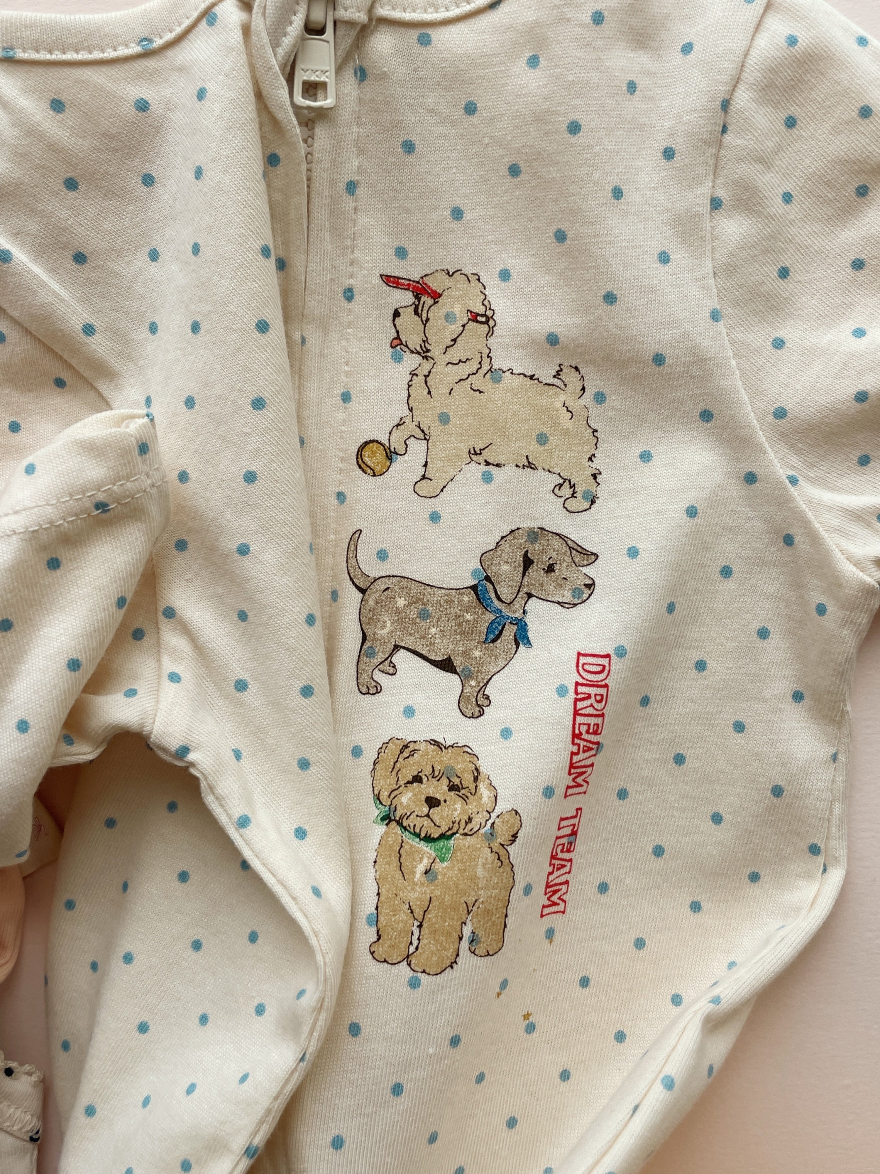 Strampler Gio Zip – Dream Team – Bio-Baumwolle – Konges Sløjd