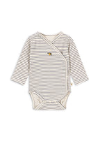 Overslagromper met lange mouwen - Stripe Como - Biologisch katoen - Konges Sløjd - productfoto - afbeelding 2