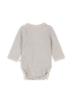 Overslagromper met lange mouwen - Stripe Como - Biologisch katoen - Konges Sløjd - productfoto - afbeelding 4