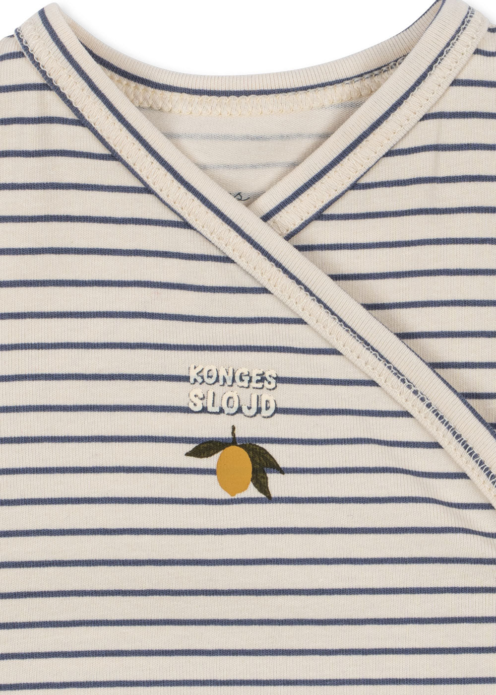 Overslagromper met lange mouwen - Stripe Como - Biologisch katoen - Konges Sløjd - productfoto - afbeelding 3