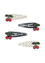 Haarspangen Cherry Dot 4er-Pack – Konges Sløjd