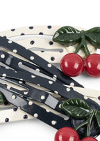 Haarspangen Cherry Dot 4er-Pack – Konges Sløjd