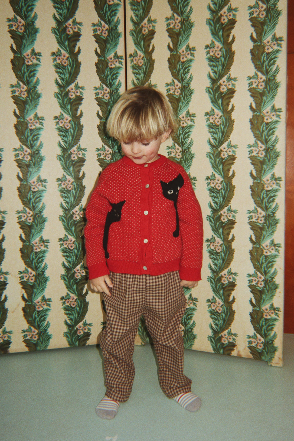 Flanellhose Foret – Chocolate Check – Bio-Baumwolle – Konges Sløjd