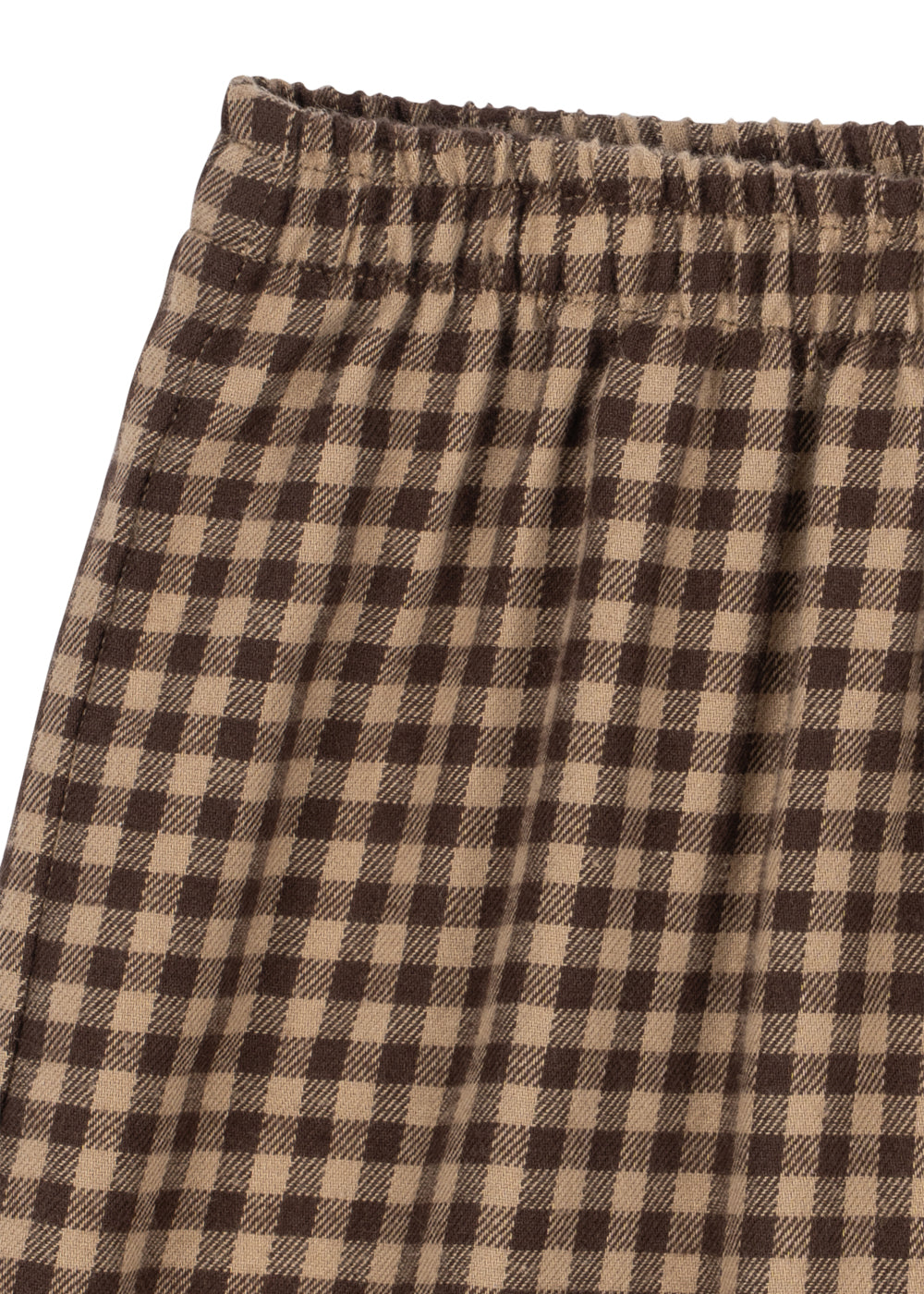 Flanellhose Foret – Chocolate Check – Bio-Baumwolle – Konges Sløjd