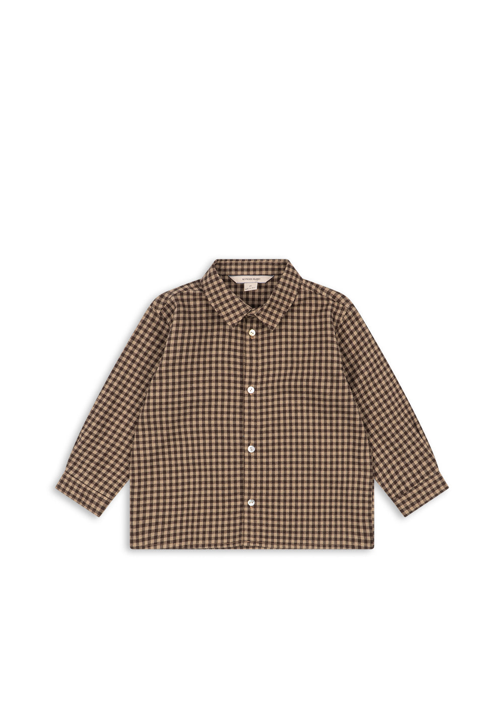 Flanellhemd Foret – Chocolate Check – Bio-Baumwolle – Konges Sløjd