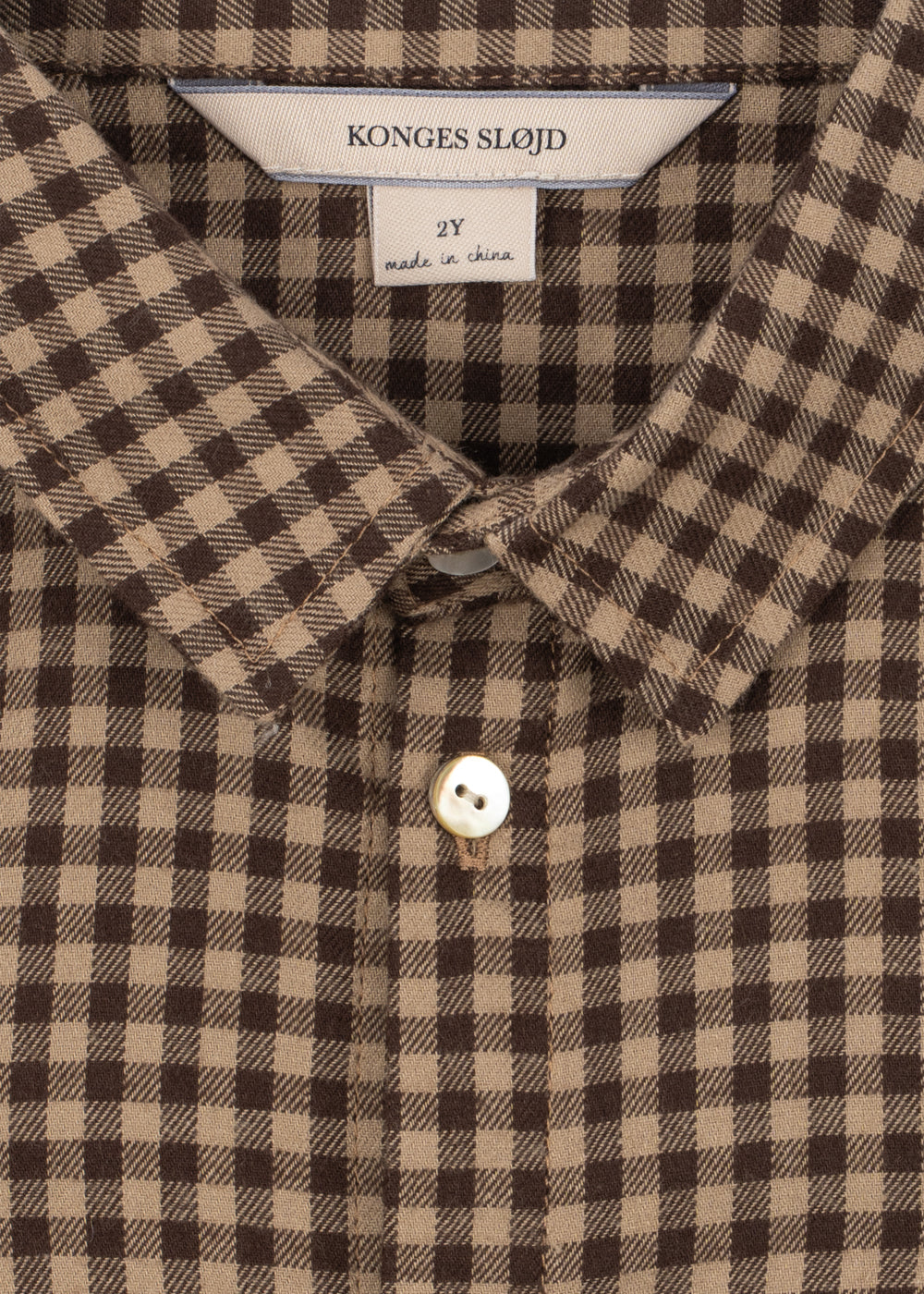 Flanellhemd Foret – Chocolate Check – Bio-Baumwolle – Konges Sløjd