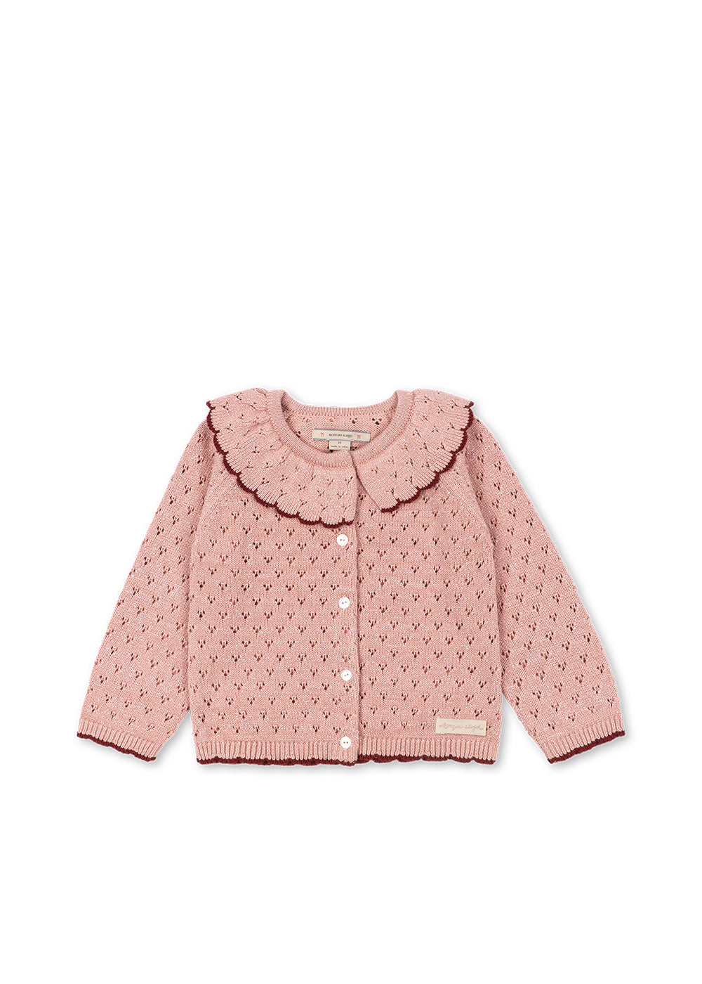 Gestrickte Strickjacke Holiday Cardigan – Mellow Rose – Konges Sløjd